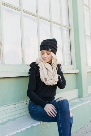 CC Comfy Infinity Scarf | 2-Tone