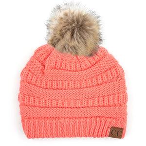 CC Trending Plush Pom Unisex Beanies Hats