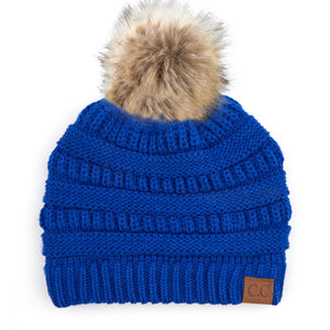 CC Trending Plush Pom Unisex Beanies Hats