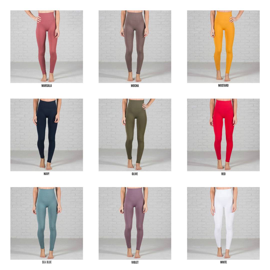 Fleece Lined Leggings - New Mix | USA Fashion
