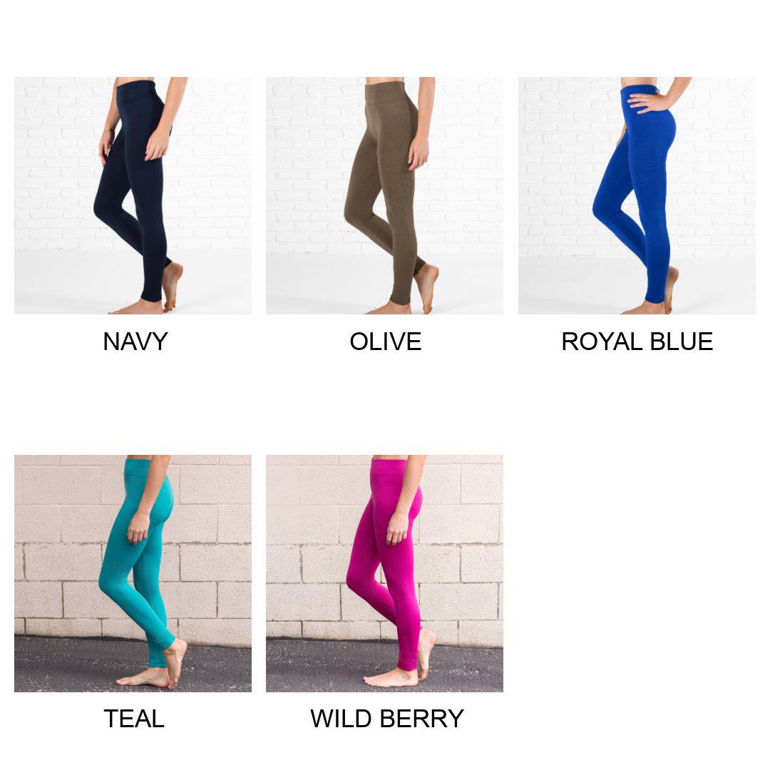 Women's Fleece-Lined Leggings (2-Pair) - DailySteals