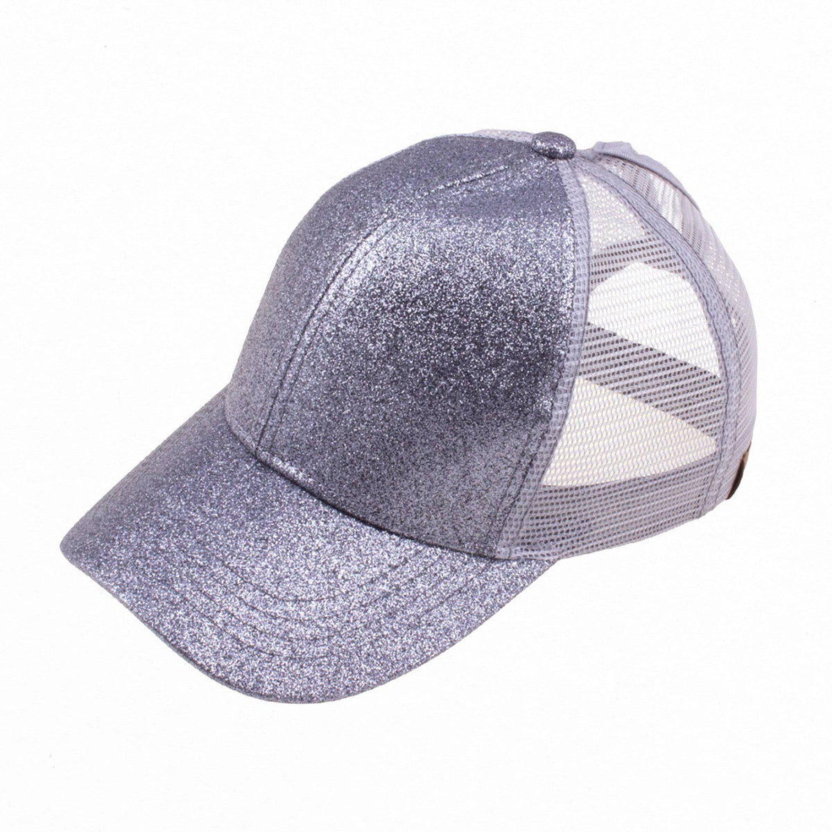 C.C Baseball Pony Cap Black Grey