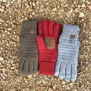 CC Fleece-Lined Touchscreen Gloves - Truly Contagious